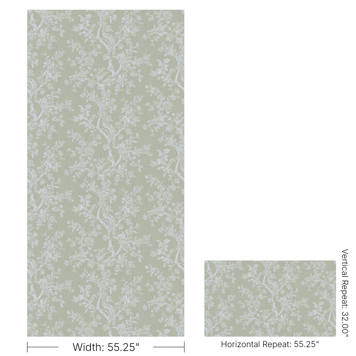 Camellia Toile fabric in Pear color - pattern number 2026131.130.0 - by Lee Jofa in the Gracie Gardens collection