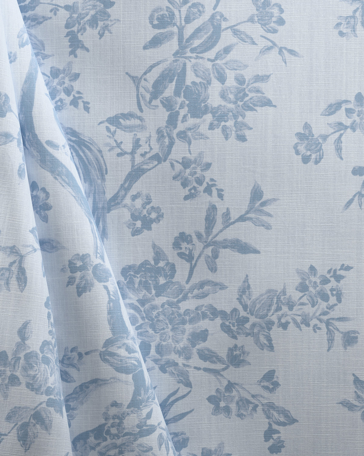 Camellia Toile fabric in Sky color - pattern number 2026131.15.0 - by Lee Jofa in the Gracie Gardens collection