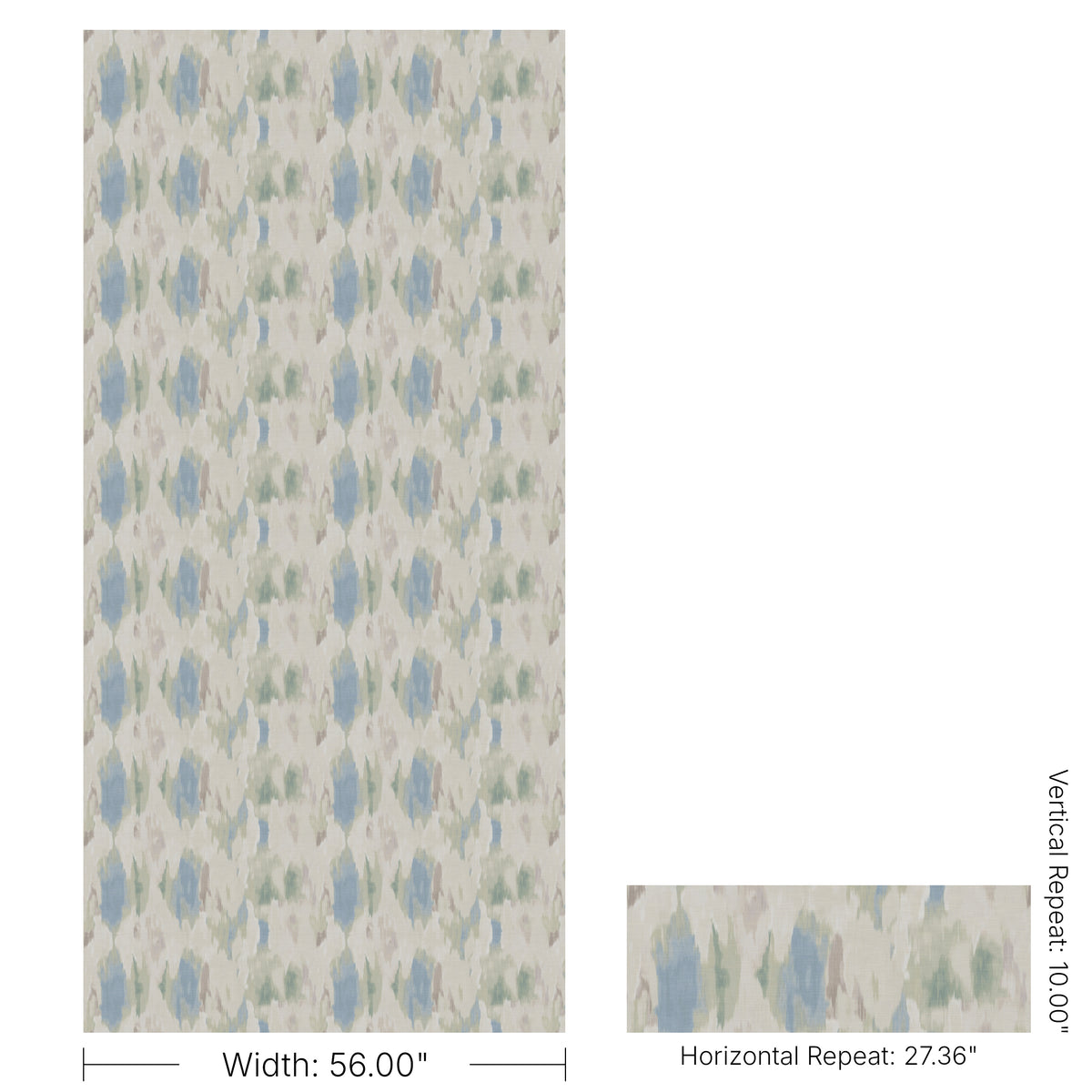 Claude Ikat fabric in Spring color - pattern number 2026132.153.0 - by Lee Jofa in the Gracie Gardens collection