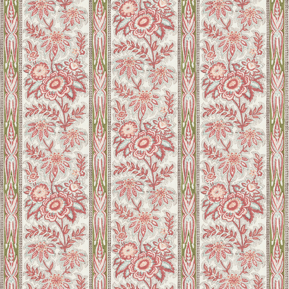 Margaux Print fabric in Coral color - pattern number 2026133.124.0 - by Lee Jofa in the Gracie Gardens collection