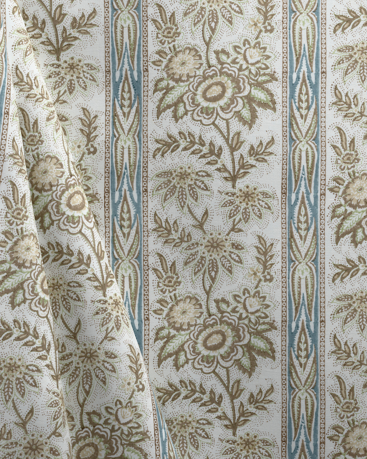 Margaux Print fabric in Moss color - pattern number 2026133.315.0 - by Lee Jofa in the Gracie Gardens collection