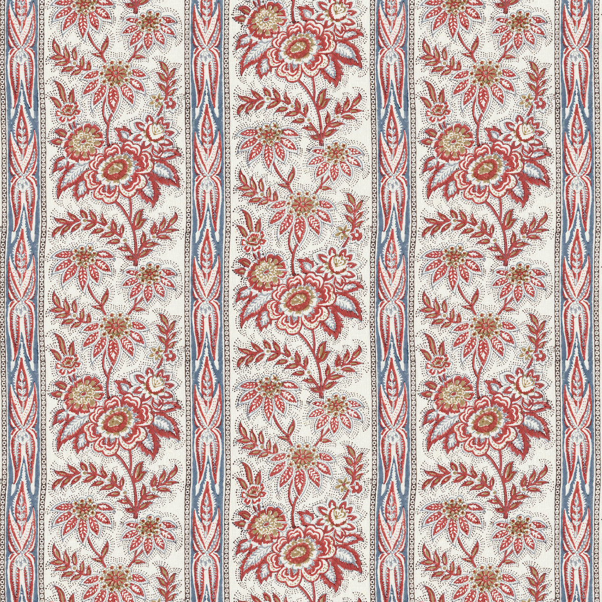 Margaux Print fabric in Brick color - pattern number 2026133.924.0 - by Lee Jofa in the Gracie Gardens collection