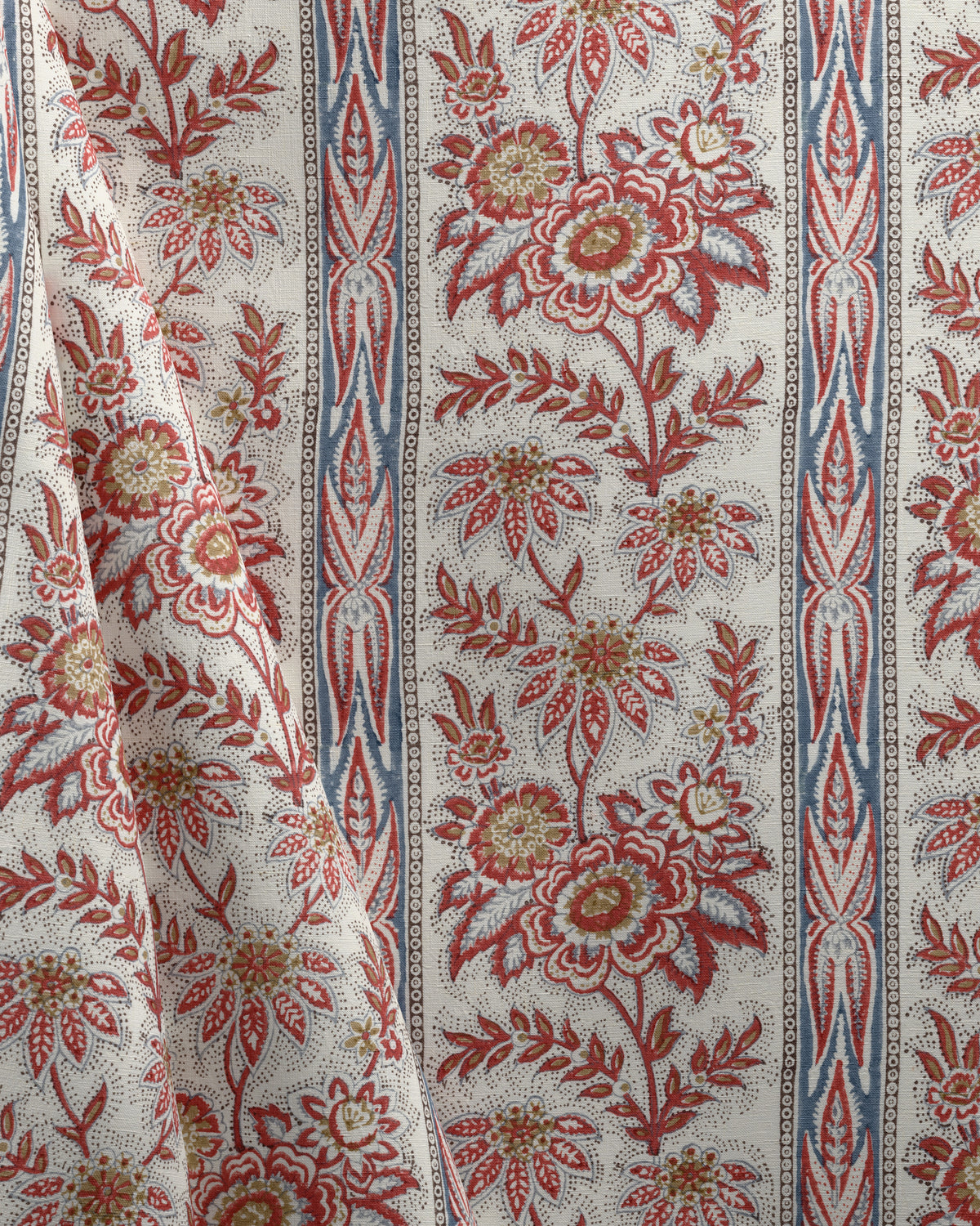 Margaux Print fabric in Brick color - pattern number 2026133.924.0 - by Lee Jofa in the Gracie Gardens collection