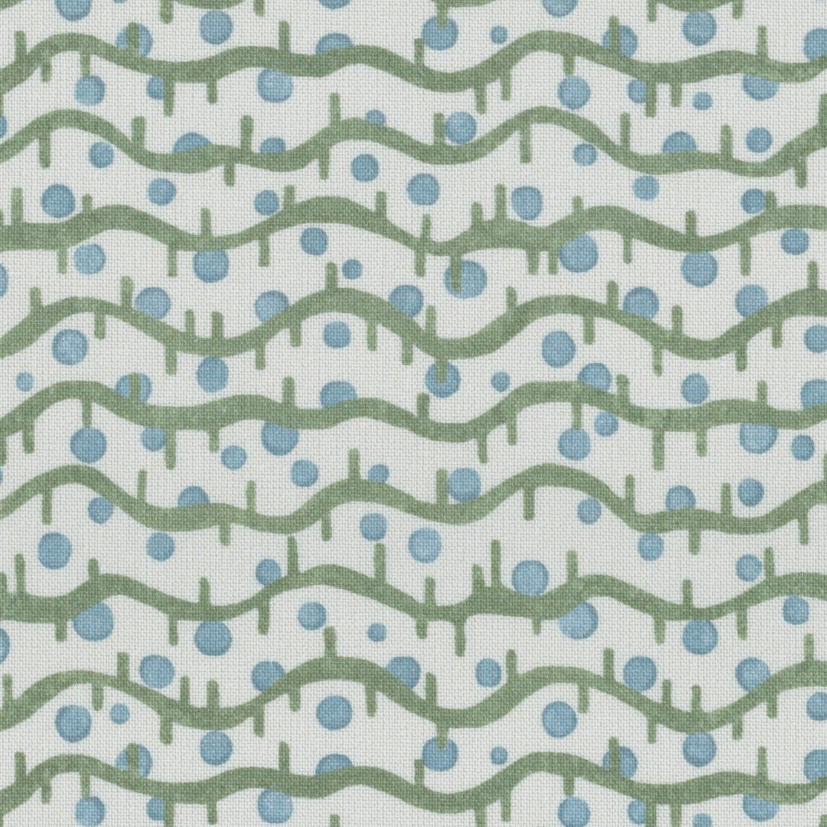 Seedling Print fabric in Leaf color - pattern number 2026134.315.0 - by Lee Jofa in the Gracie Gardens collection