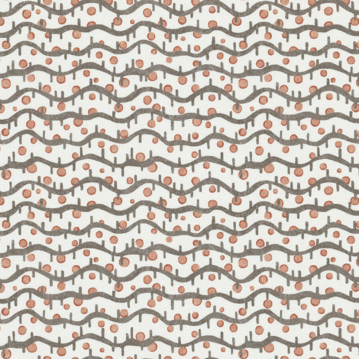Seedling Print fabric in Spice color - pattern number 2026134.624.0 - by Lee Jofa in the Gracie Gardens collection