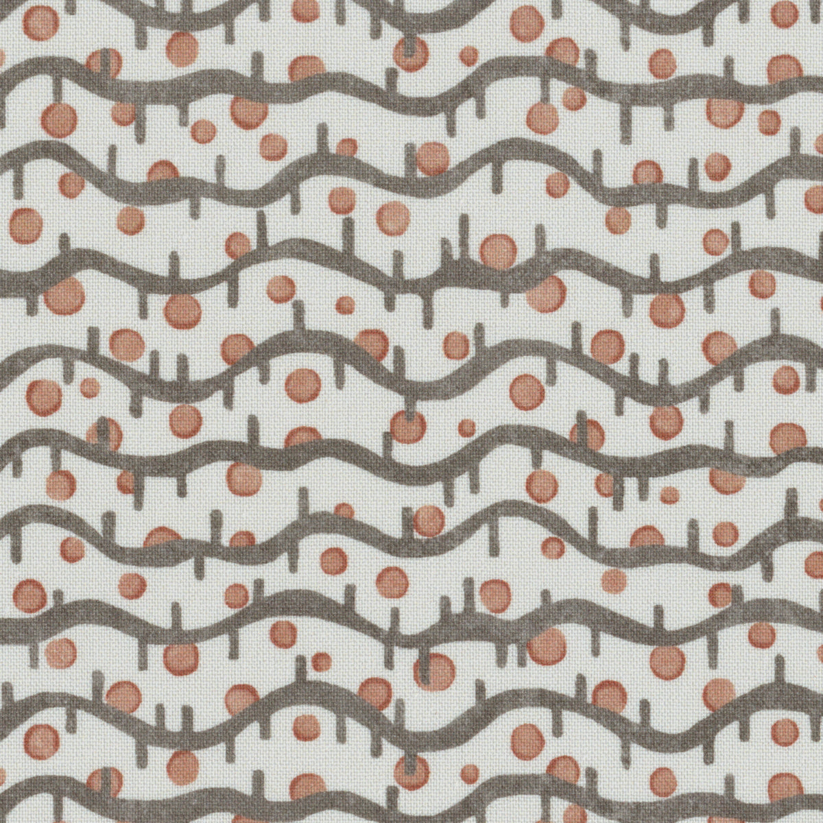 Seedling Print fabric in Spice color - pattern number 2026134.624.0 - by Lee Jofa in the Gracie Gardens collection
