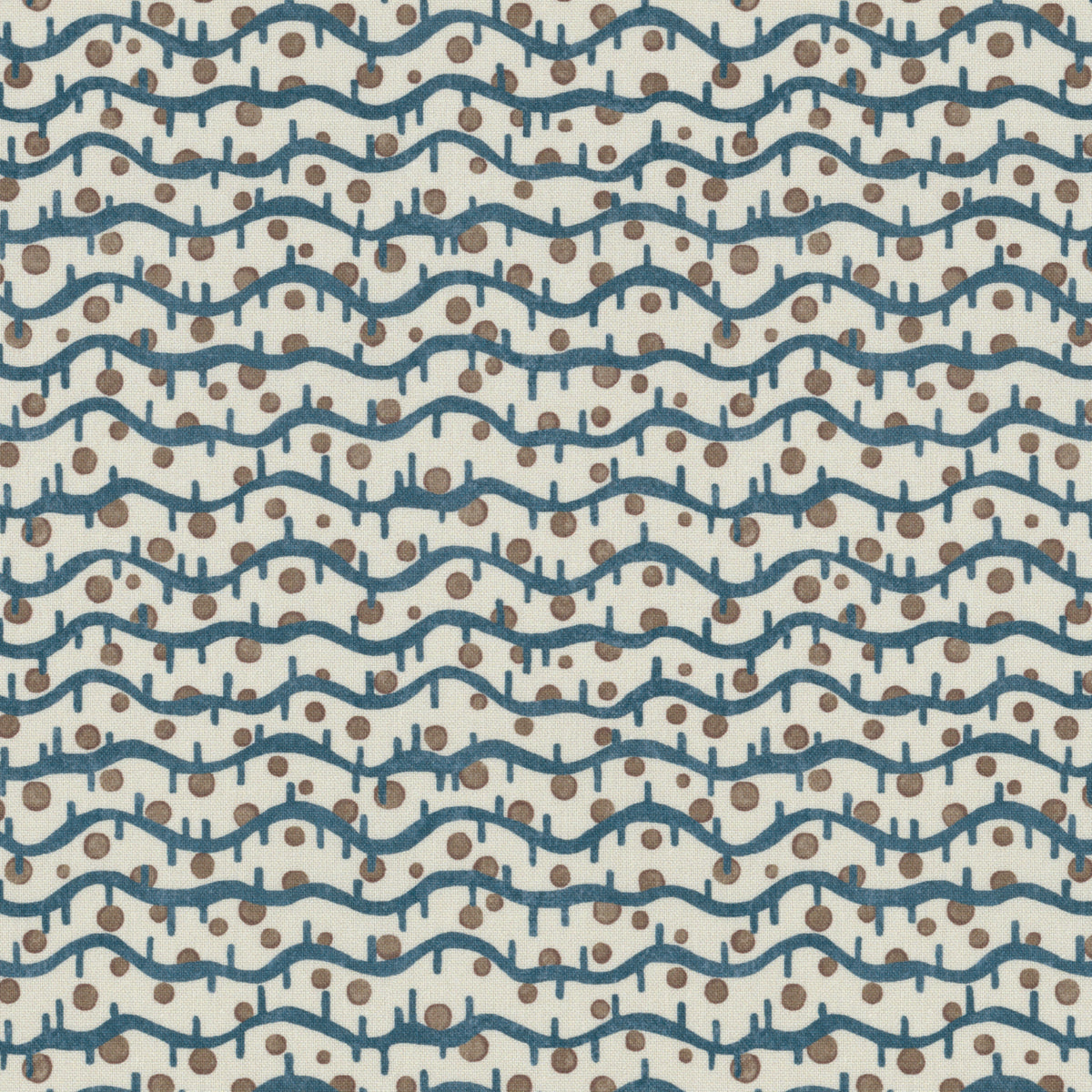 Seedling Print fabric in Ink color - pattern number 2026134.650.0 - by Lee Jofa in the Gracie Gardens collection