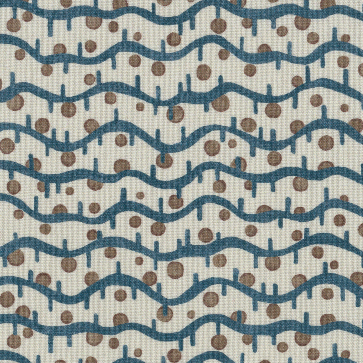 Seedling Print fabric in Ink color - pattern number 2026134.650.0 - by Lee Jofa in the Gracie Gardens collection