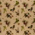 Woodlands fabric in pine lichen on natural color - pattern number 2602880 - by Schumacher in the Classic Prints collection