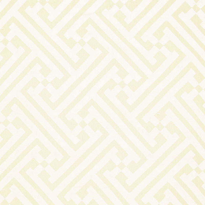 Dhari Cutwork Casement fabric in white natural color - pattern number 2611900 - by Schumacher in the Radiance Sheers collection