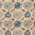 Katsugi fabric in indigo and cinnabar color - pattern number 2620931 - by Schumacher in the Exuberant Prints collection
