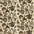 Jacobean Printed Crewel fabric in multi blues wood tones color - pattern number 2639314 - by Schumacher in the A Country Life collection