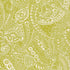 Paisley Print fabric in soft chartreuse color - pattern number 2644321 - by Schumacher in the Modern Prints collection