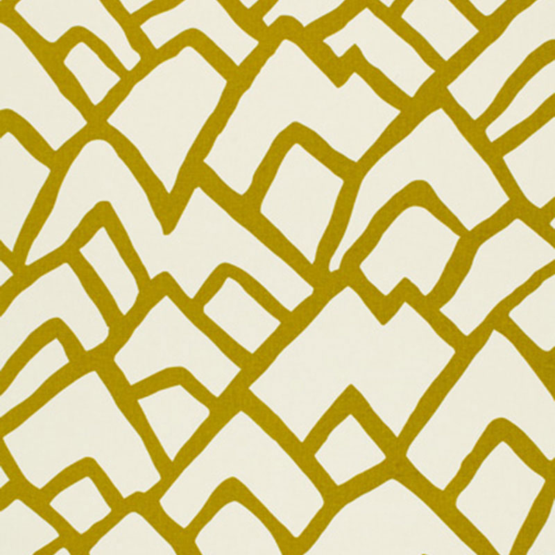 Zimba fabric in soft chartreuse color - pattern number 2644332 - by Schumacher in the Good Vibrations collection