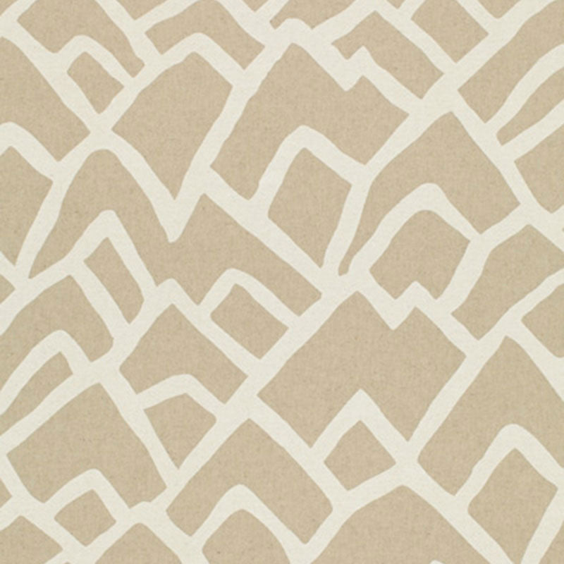 Zimba fabric in natural color - pattern number 2644333 - by Schumacher in the Good Vibrations collection