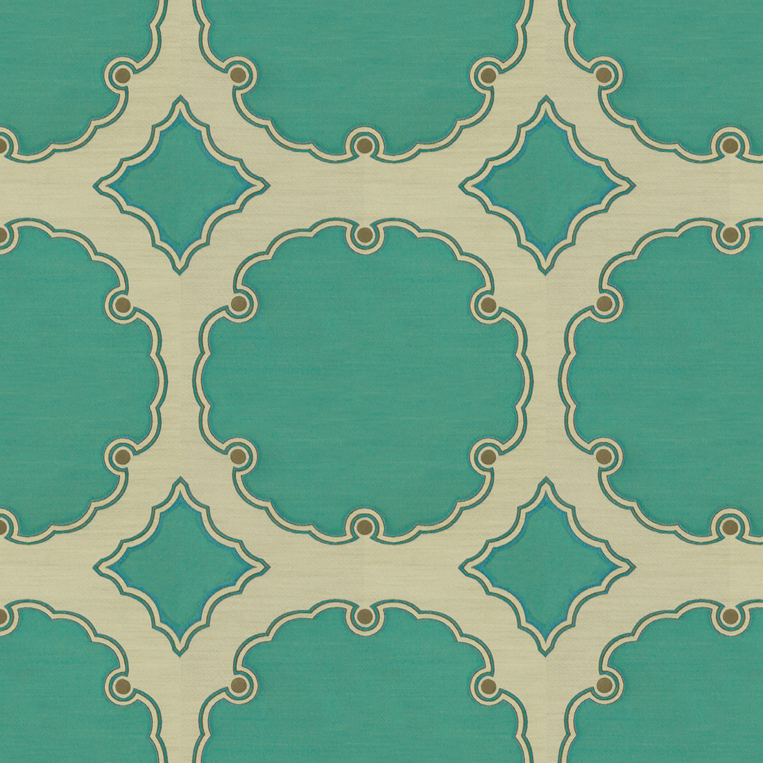 Interpretation fabric in turquoise color - pattern 31272.13.0 - by Kravet Couture