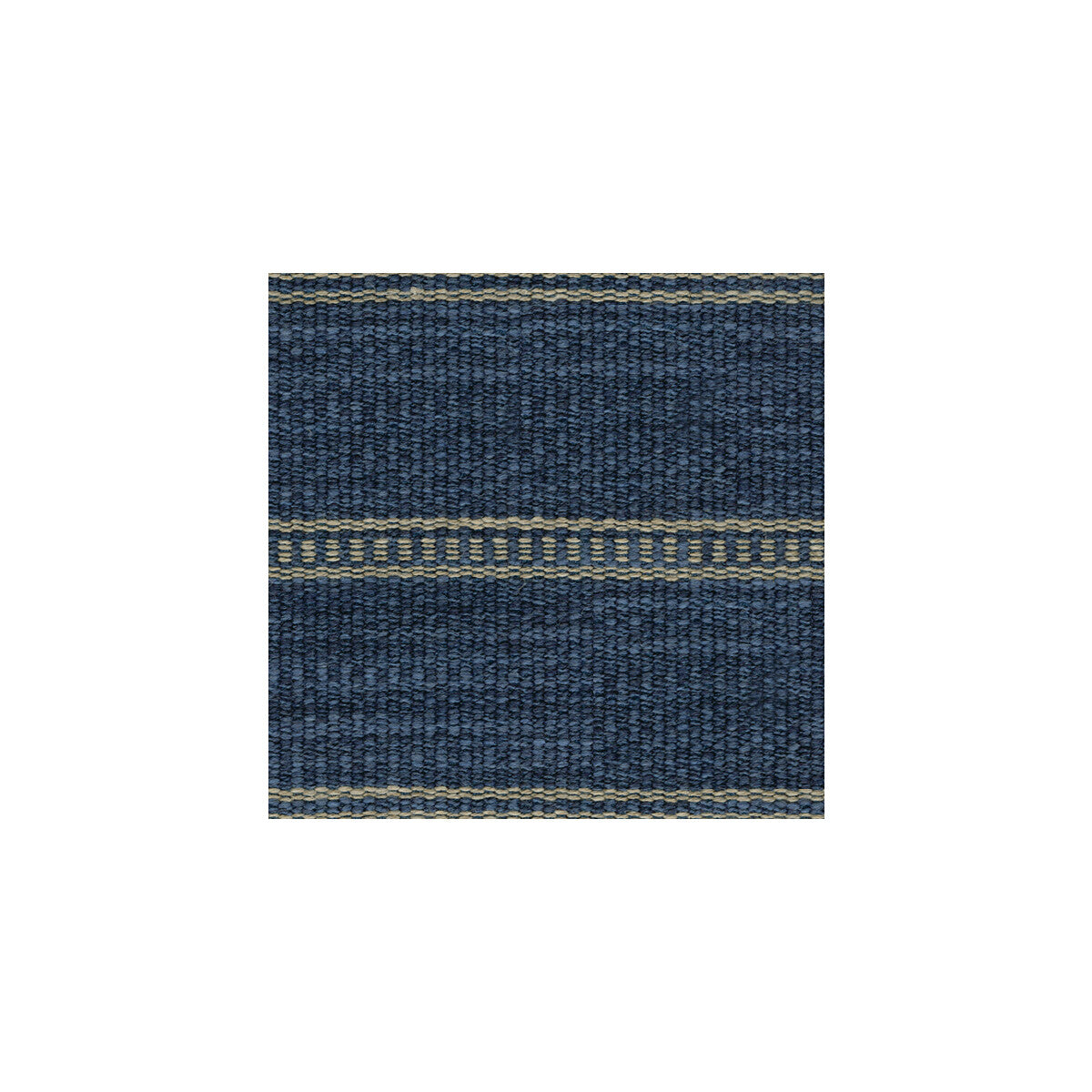 Saddle Stripe fabric in indigo color - pattern 31511.516.0 - by Kravet Couture in the Nomad Chic collection