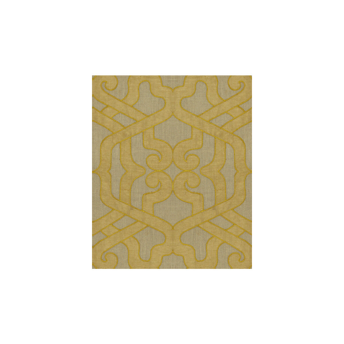 Modern Elegance fabric in saffron color - pattern 32076.14.0 - by Kravet Couture in the Modern Colors II collection