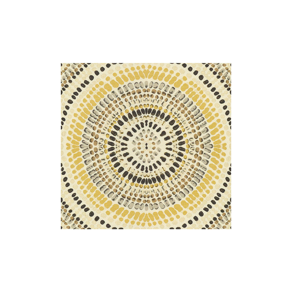 Painted Mosaic fabric in golden grey color - pattern 32987.411.0 - by Kravet Couture in the Modern Colors III collection