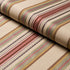 Wellington Stripe fabric in multi on pecan color - pattern number 3322011 - by Schumacher in the Chroma collection
