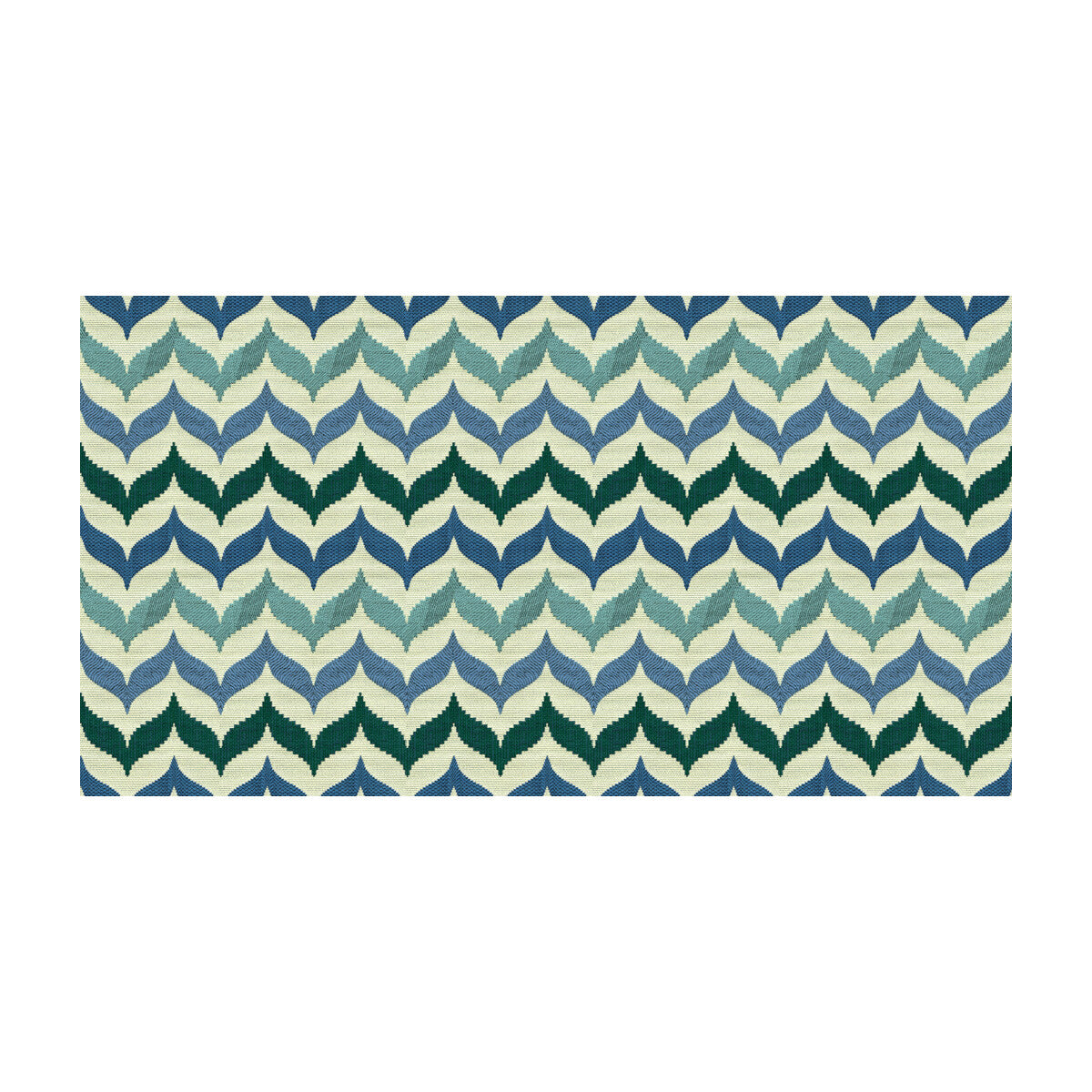 Andora fabric in mermaid color - pattern 33640.516.0 - by Kravet Contract in the Jonathan Adler Clarity collection