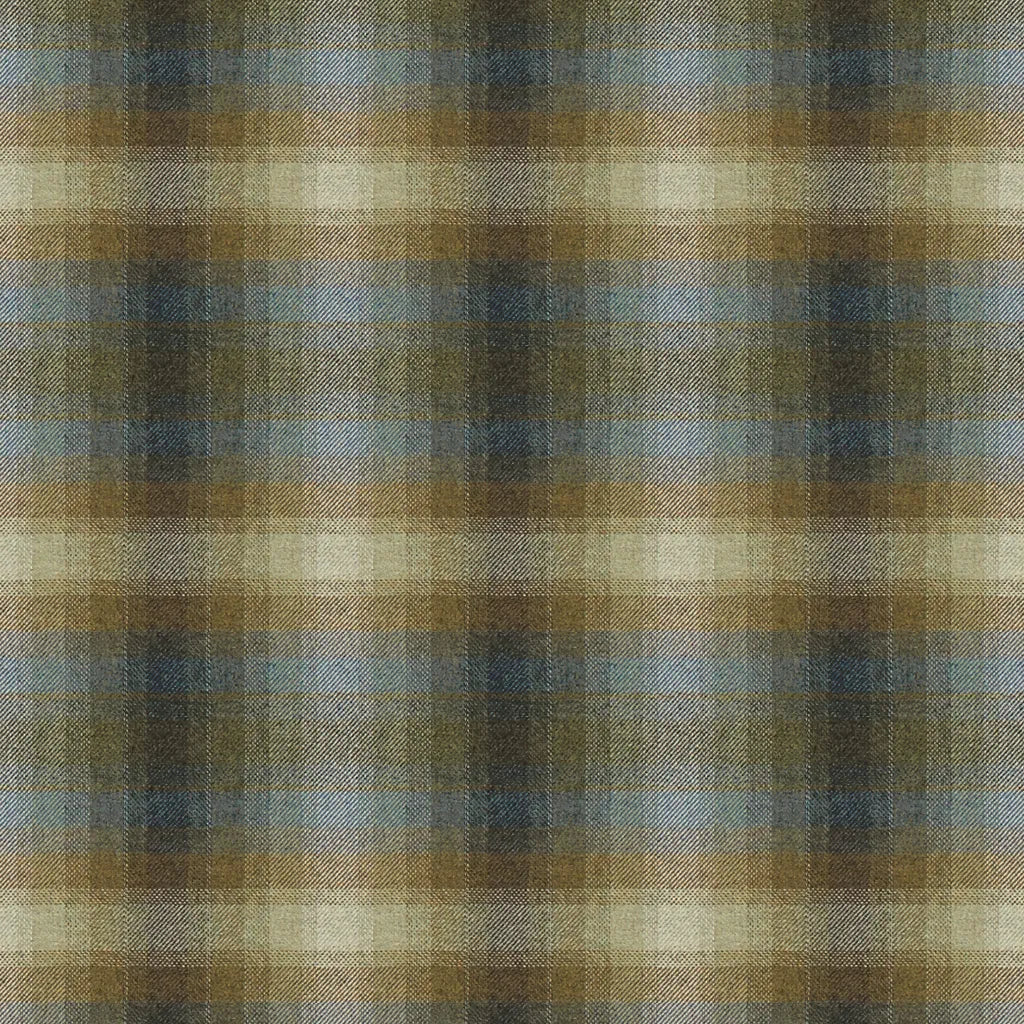 Toboggan Plaid fabric in bluejay color - pattern 33912.516.0 - by Kravet Couture in the Barbara Barry Chalet collection