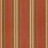Hamel Stripe fabric in brick color - pattern number 3422003 - by Schumacher in the Chroma collection