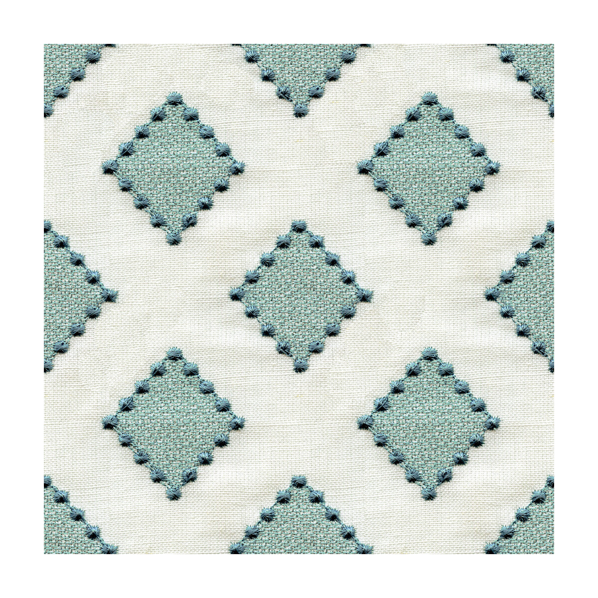 Diamondots fabric in turquoise color - pattern 34267.1516.0 - by Kravet Basics in the Sarah Richardson Harmony collection