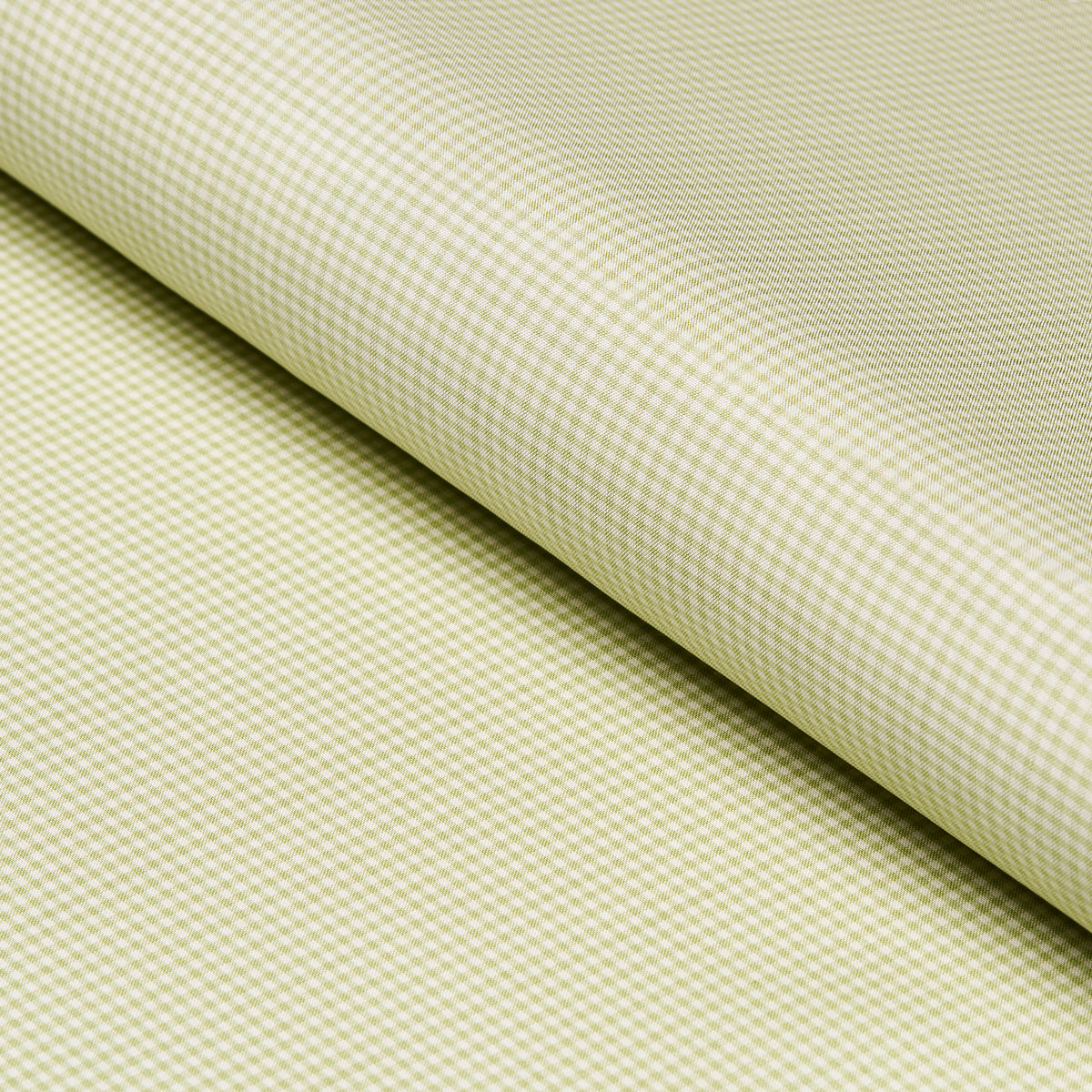 Dalton Silk Gingham fabric in leaf color - pattern number 3449000 - by Schumacher in the Chroma collection