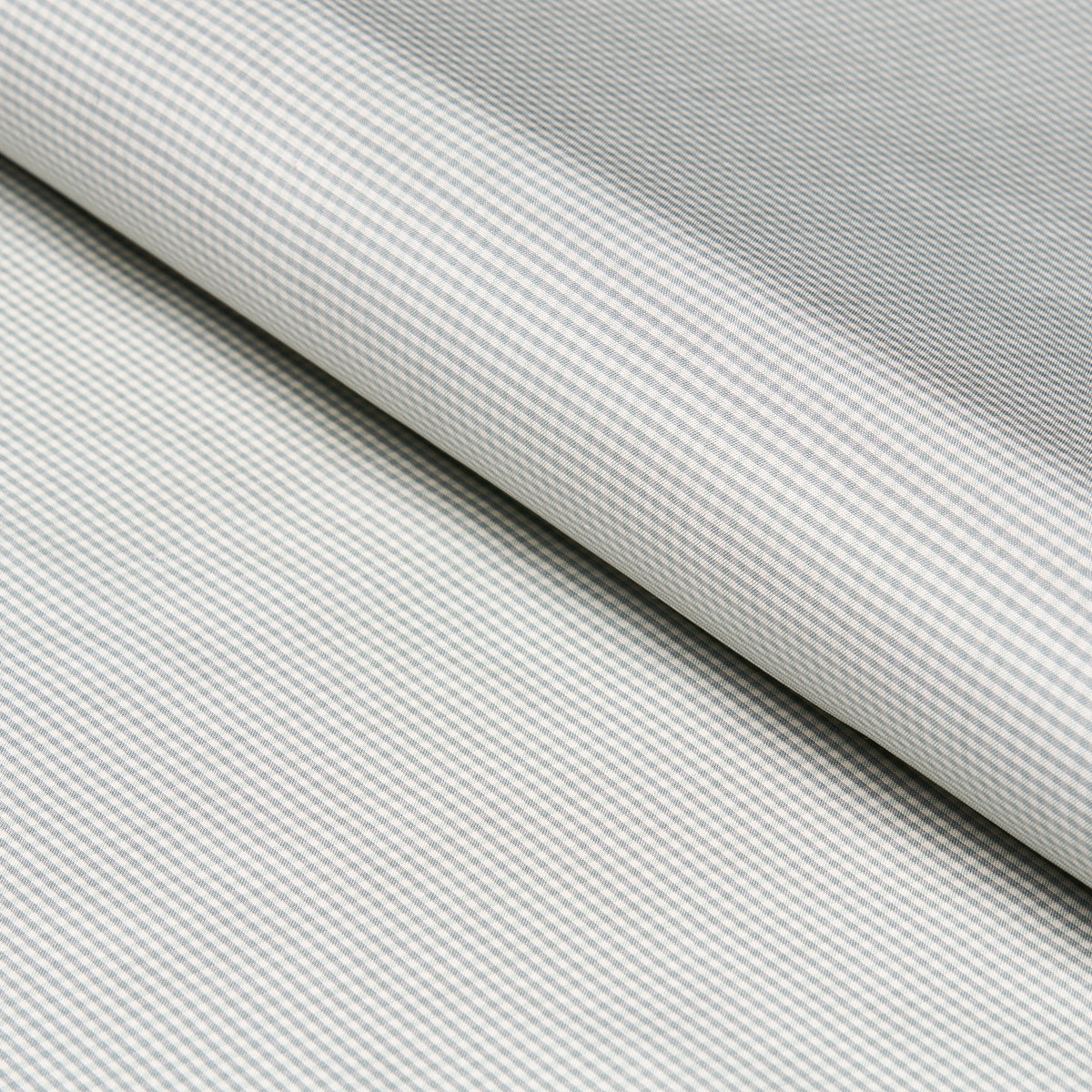 Dalton Silk Gingham fabric in chambray color - pattern number 3449002 - by Schumacher in the Chroma collection