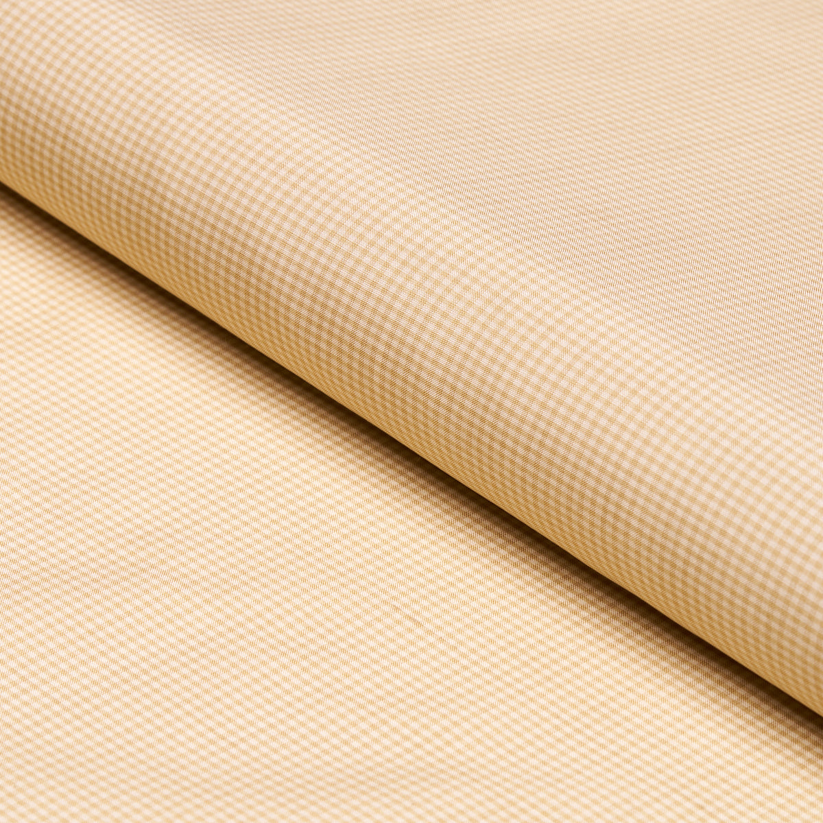Dalton Silk Gingham fabric in sand color - pattern number 3449004 - by Schumacher in the Chroma collection