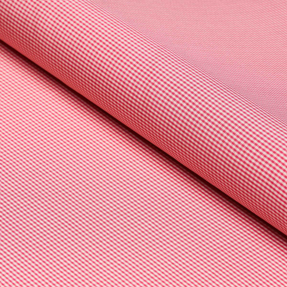 Dalton Silk Gingham fabric in cerise color - pattern number 3449009 - by Schumacher in the Chroma collection