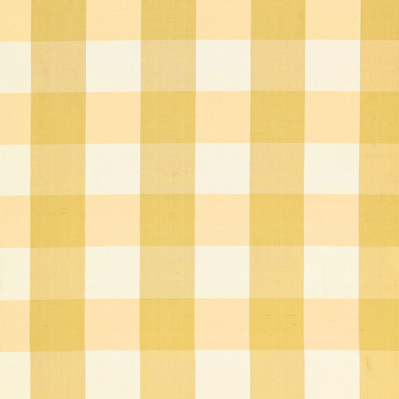 Montgomery Silk Plaid fabric in sunrise color - pattern number 3455000 - by Schumacher in the Calypso collection