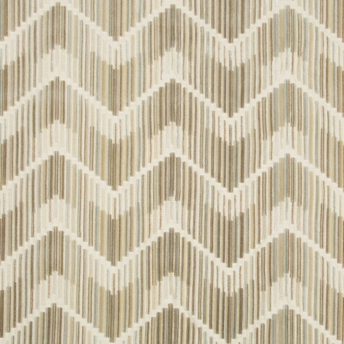 Highs And Lows fabric in stone color - pattern 34553.116.0 - by Kravet Couture in the Artisan Velvets collection