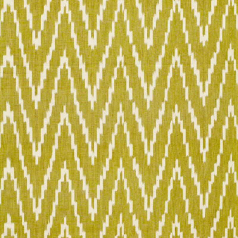 Kasari Ikat fabric in palm color - pattern number 3470004 - by Schumacher in the Chroma collection