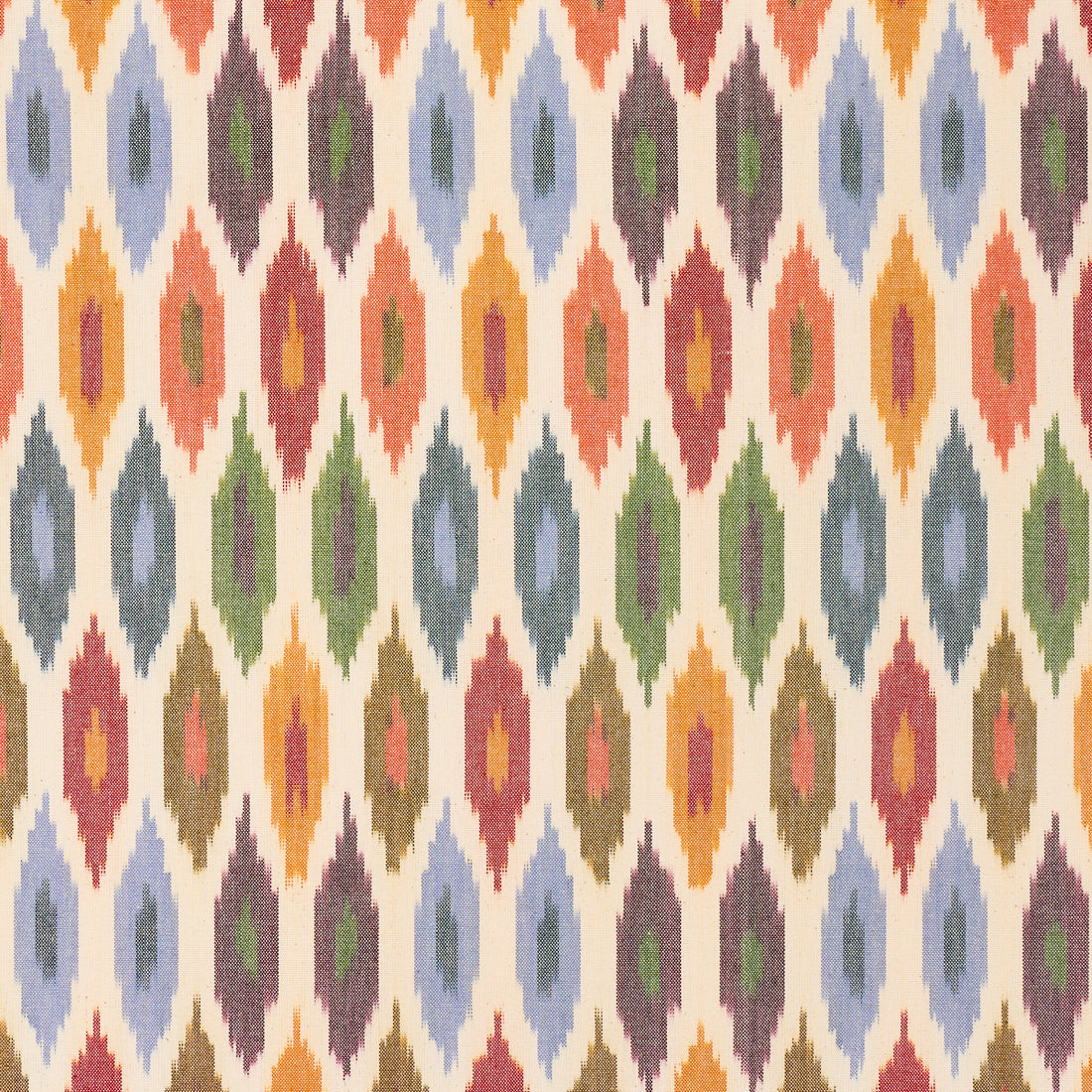 Sunara Ikat fabric in spice color - pattern number 3471001 - by Schumacher in the Chroma collection