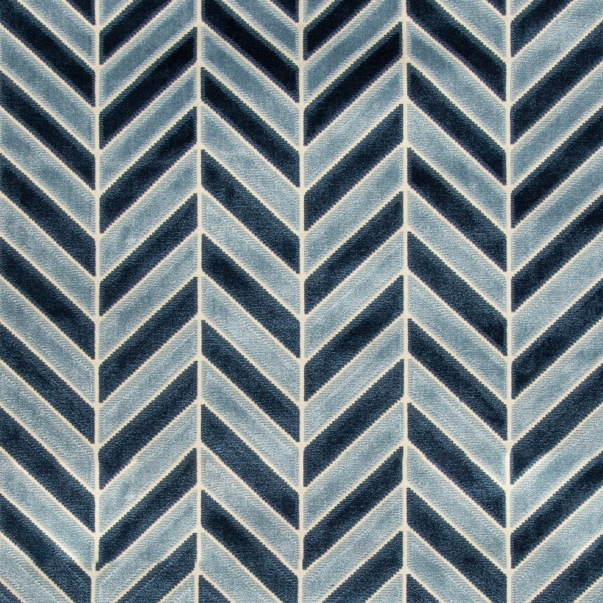 Pinnacle Velvet fabric in navy color - pattern 34779.5.0 - by Kravet Couture in the Artisan Velvets collection