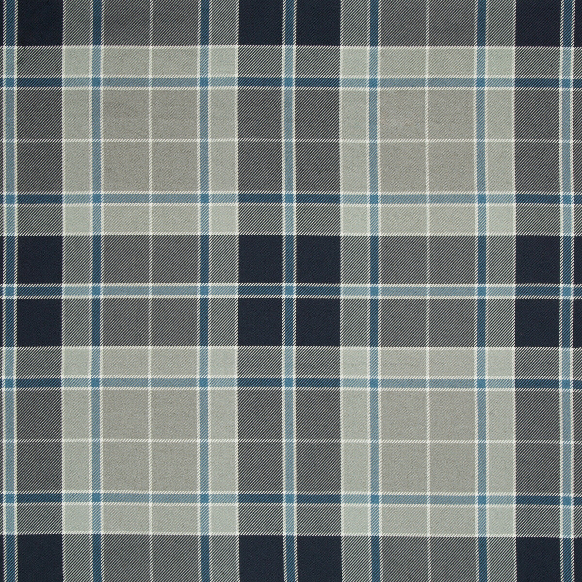 Handsome Plaid fabric in delft color - pattern 34793.511.0 - by Kravet Couture in the David Phoenix Well-Suited collection