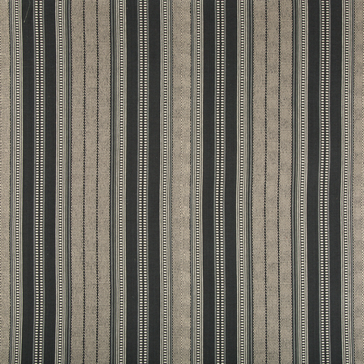 Lule Stripe fabric in ink color - pattern 34969.816.0 - by Kravet Design in the Barclay Butera Sagamore collection