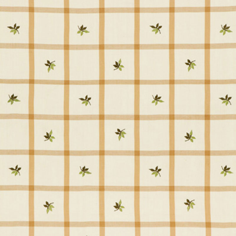 Alanna Embroidery fabric in bisque color - pattern number 3499001 - by Schumacher in the Chroma collection
