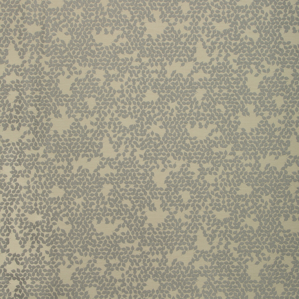 Dancing Leaves fabric in silver color - pattern 35091.21.0 - by Kravet Contract in the Gis Crypton collection
