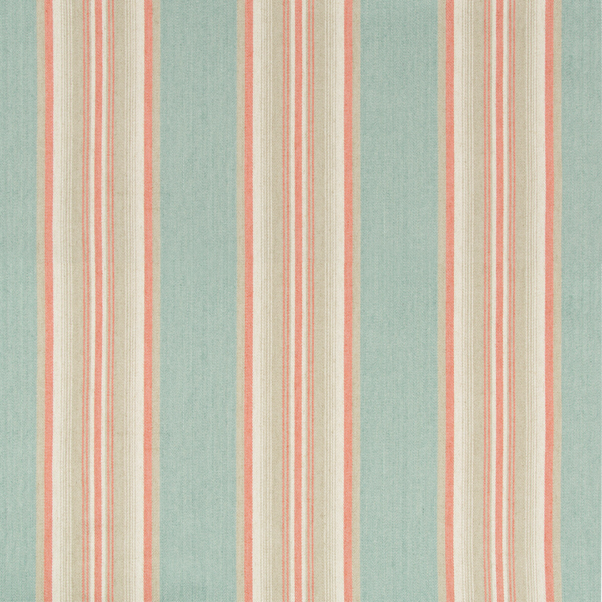 Lodeve Ticking fabric in capri color - pattern 35169.312.0 - by Kravet Design