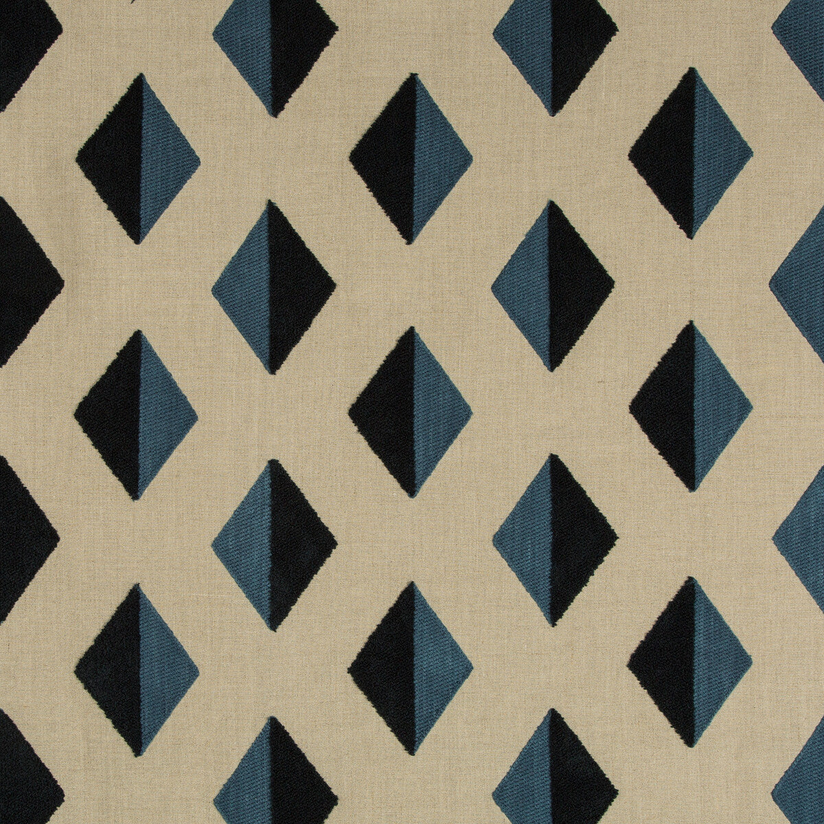 Barroco Boucle fabric in denim color - pattern 35389.516.0 - by Kravet Design in the Nate Berkus Well-Traveled collection