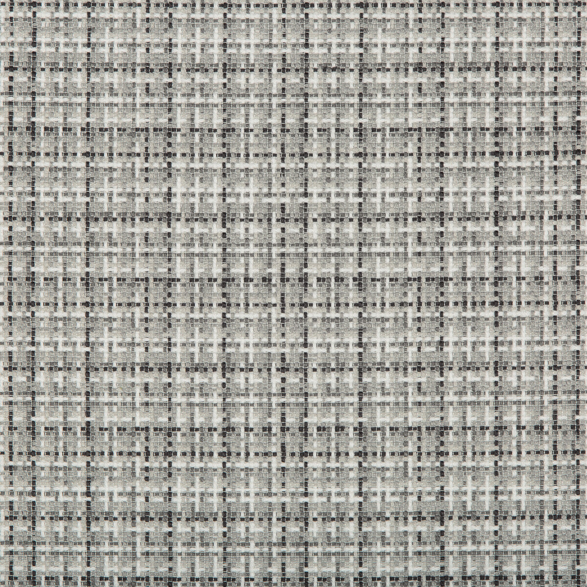 Checkerton fabric in graphite color - pattern 35537.11.0 - by Kravet Basics in the Bermuda collection