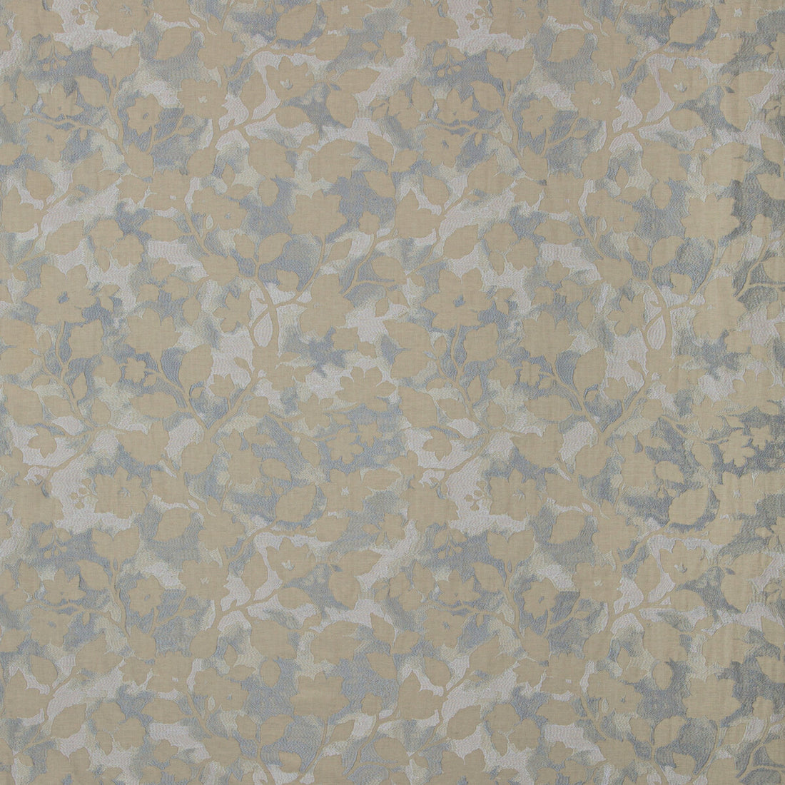 Les Fleurs fabric in glacier color - pattern 35554.15.0 - by Kravet Couture in the Modern Colors-Sojourn Collection collection