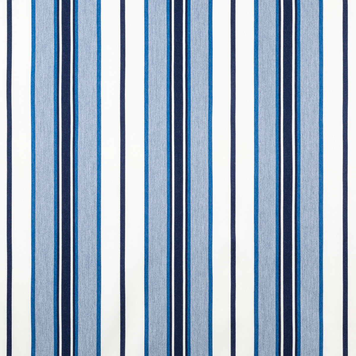 Uma Stripe fabric in denim color - pattern 35570.515.0 - by Kravet Couture in the Vista collection