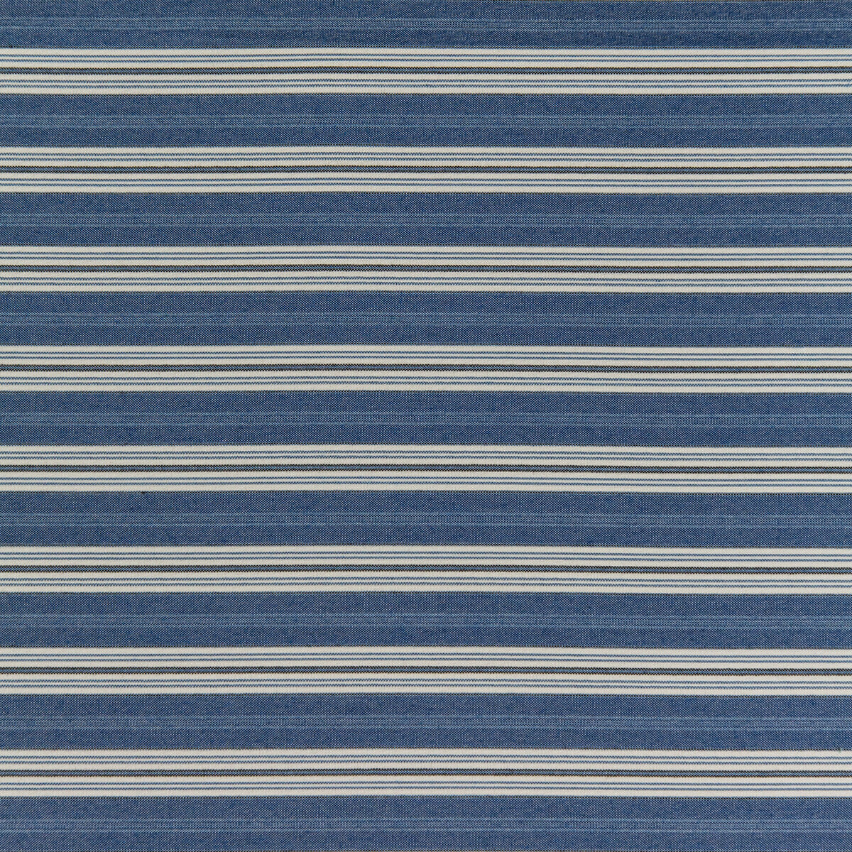 Hull Stripe fabric in marine color - pattern 35827.50.0 - by Kravet Design in the Indoor / Outdoor collection