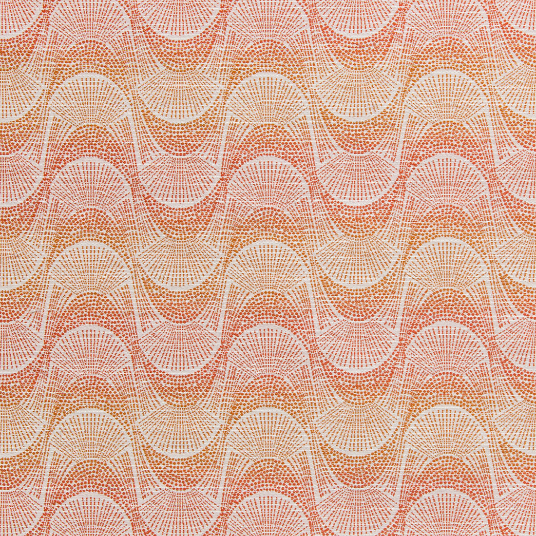 Tofino fabric in mandarin color - pattern 35835.12.0 - by Kravet Design in the Indoor / Outdoor collection