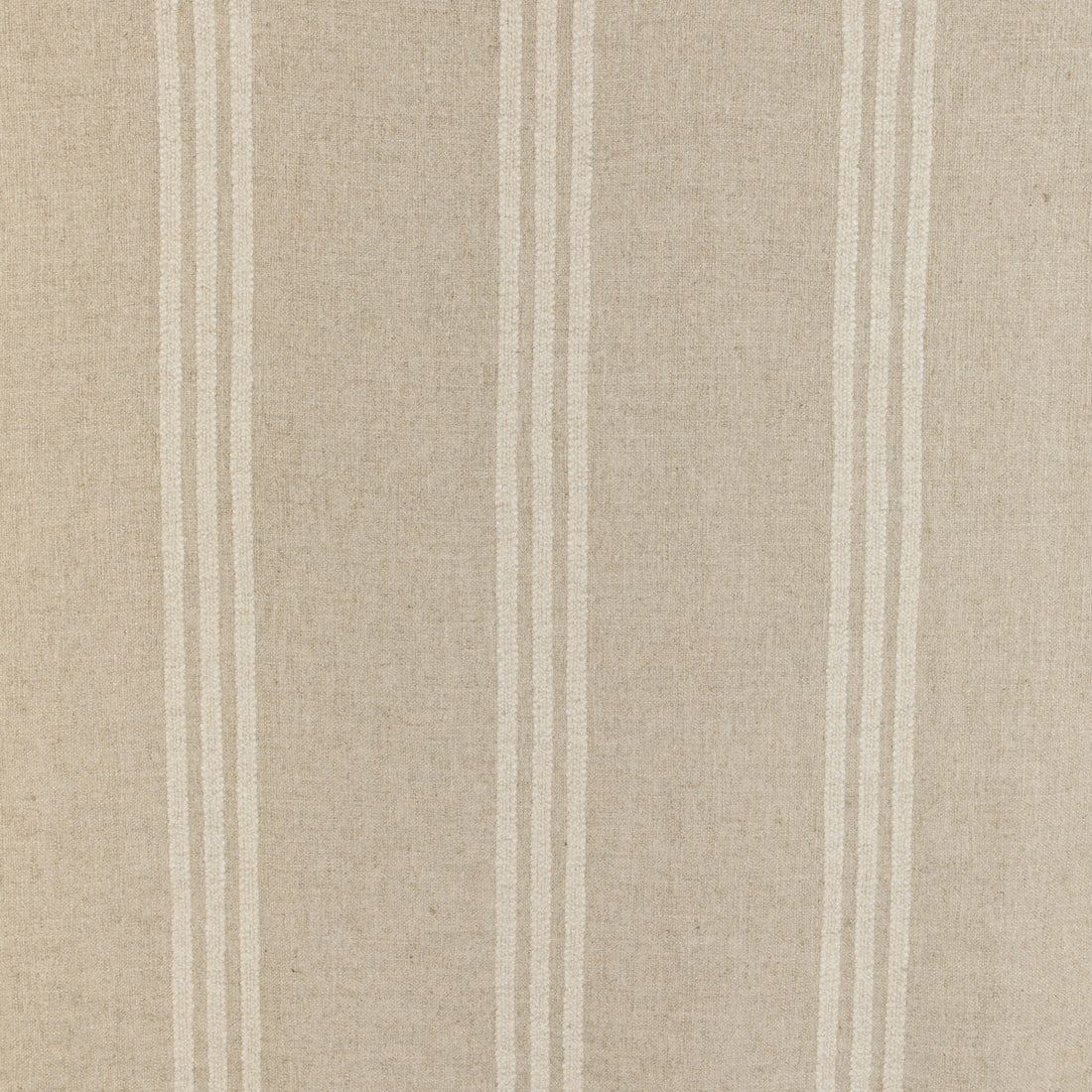 Karphi Stripe fabric in flax color - pattern 35860.16.0 - by Kravet Couture in the Atelier Weaves collection
