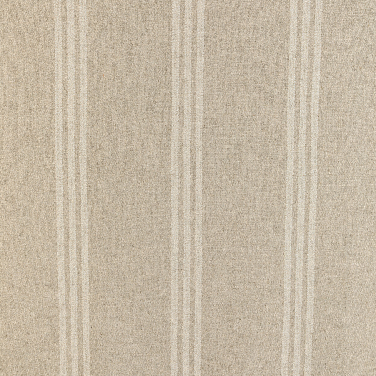 Karphi Stripe fabric in flax color - pattern 35860.16.0 - by Kravet Couture in the Atelier Weaves collection